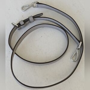 Michael Kors Gray Strap Silver Hardware Replacement Crossbody Bag Strap